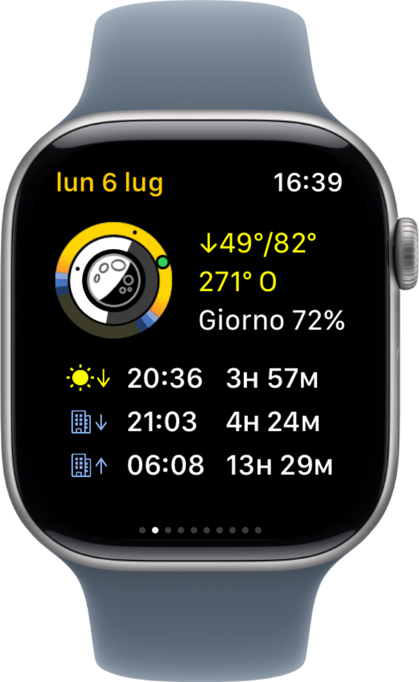 Schermata di Apple Watch