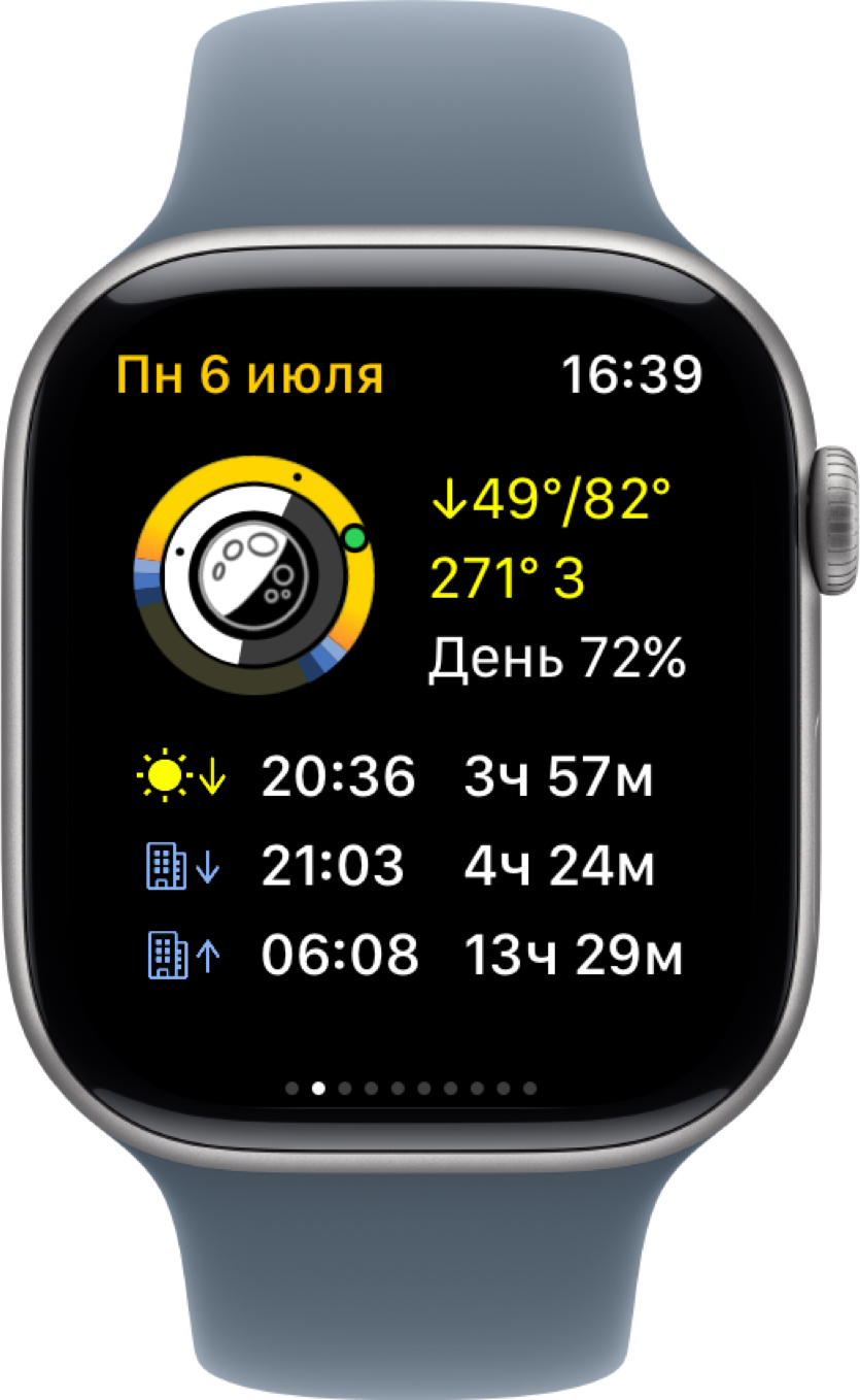 Скриншот Apple Watch