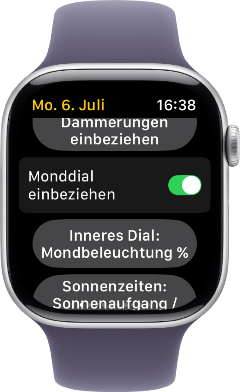 Apple Watch Komplikationen