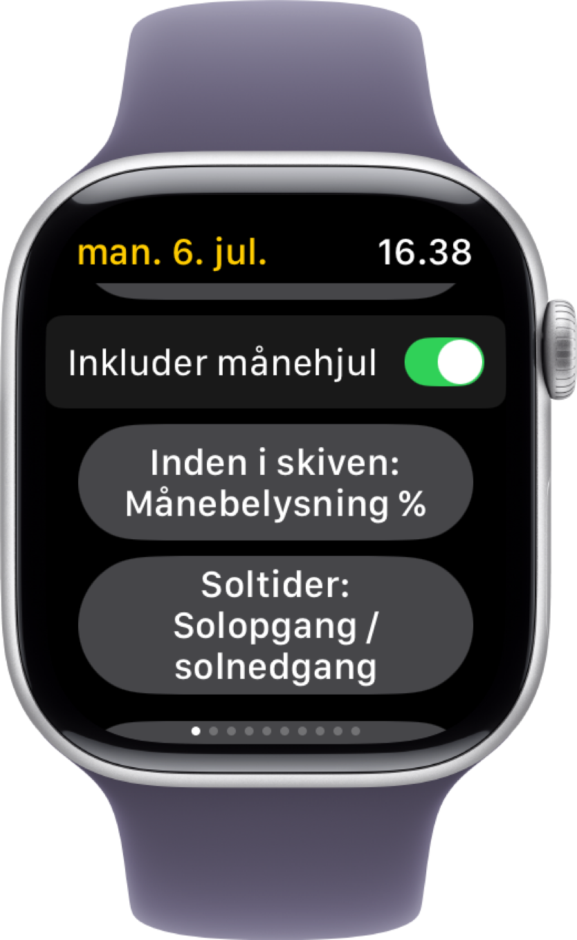 Apple Watch-komplikationer