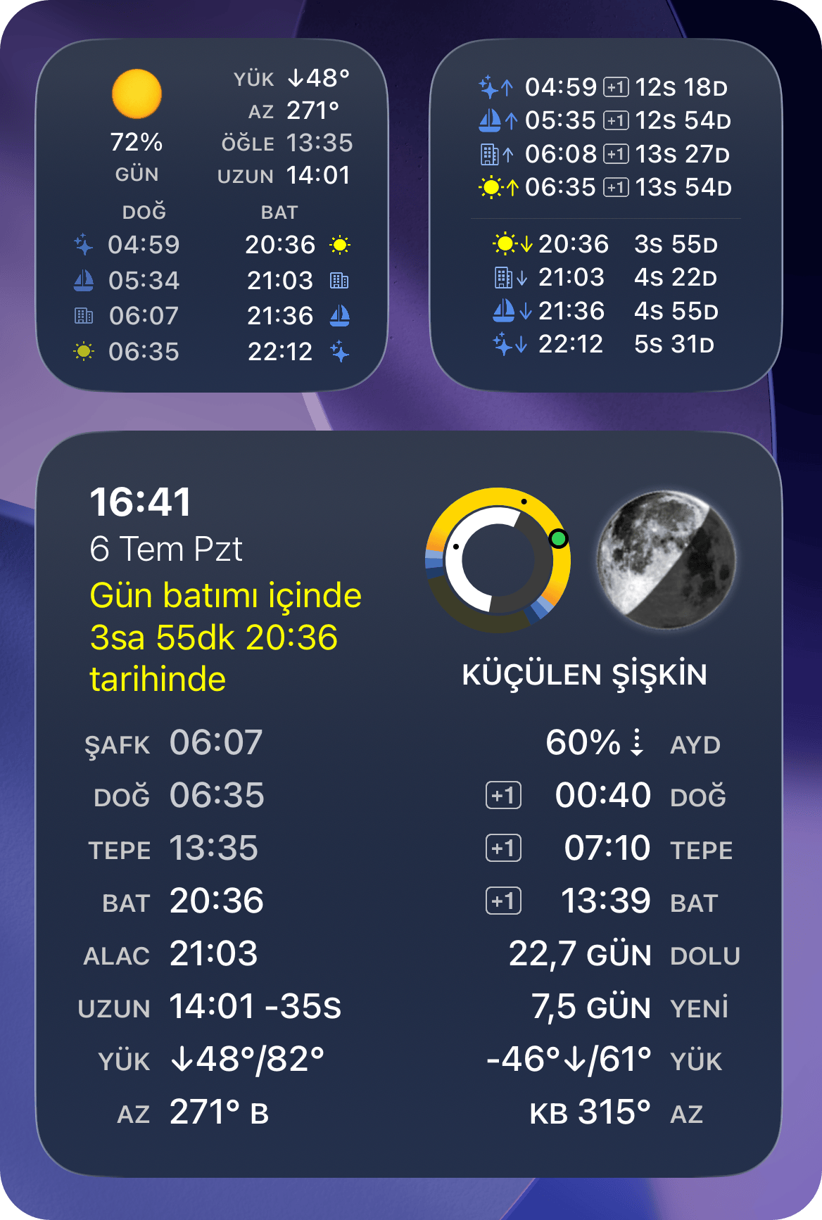 Ana Ekran Widget’ı ekran görüntüsü